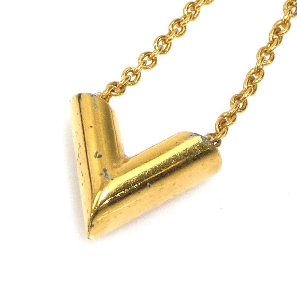 LOUIS VUITTON Gold Necklace - Picture 4 of 12